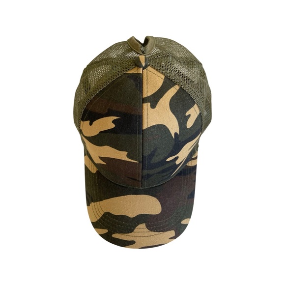 Ponytail Baseball Cap (Camouflage) - Picture 7 of 11